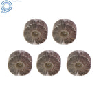 Set of 5 Flap Wheels 2" x 1" 120 Grit for Automotive Finishing