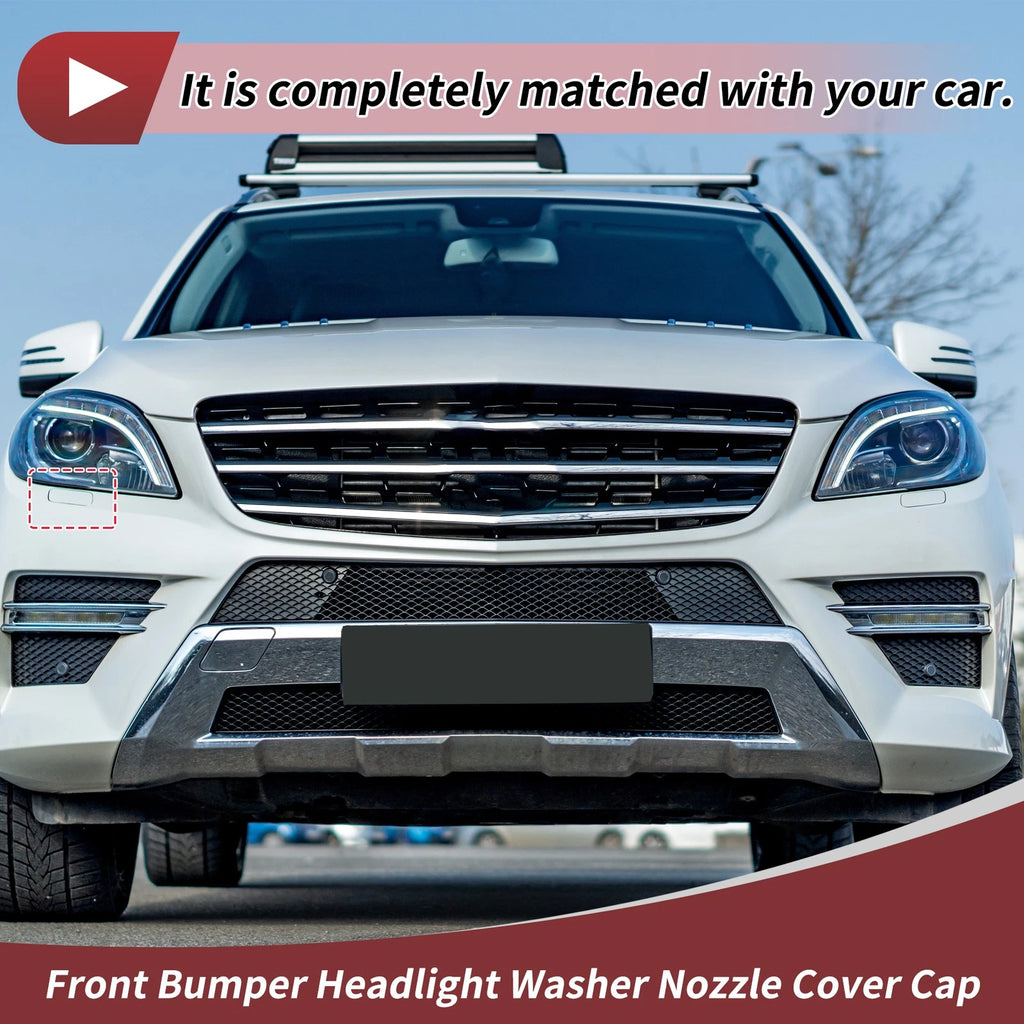 Front Right Washer Nozzle Cover Cap for Mercedes-Benz ML350 (2012–2015) Brown