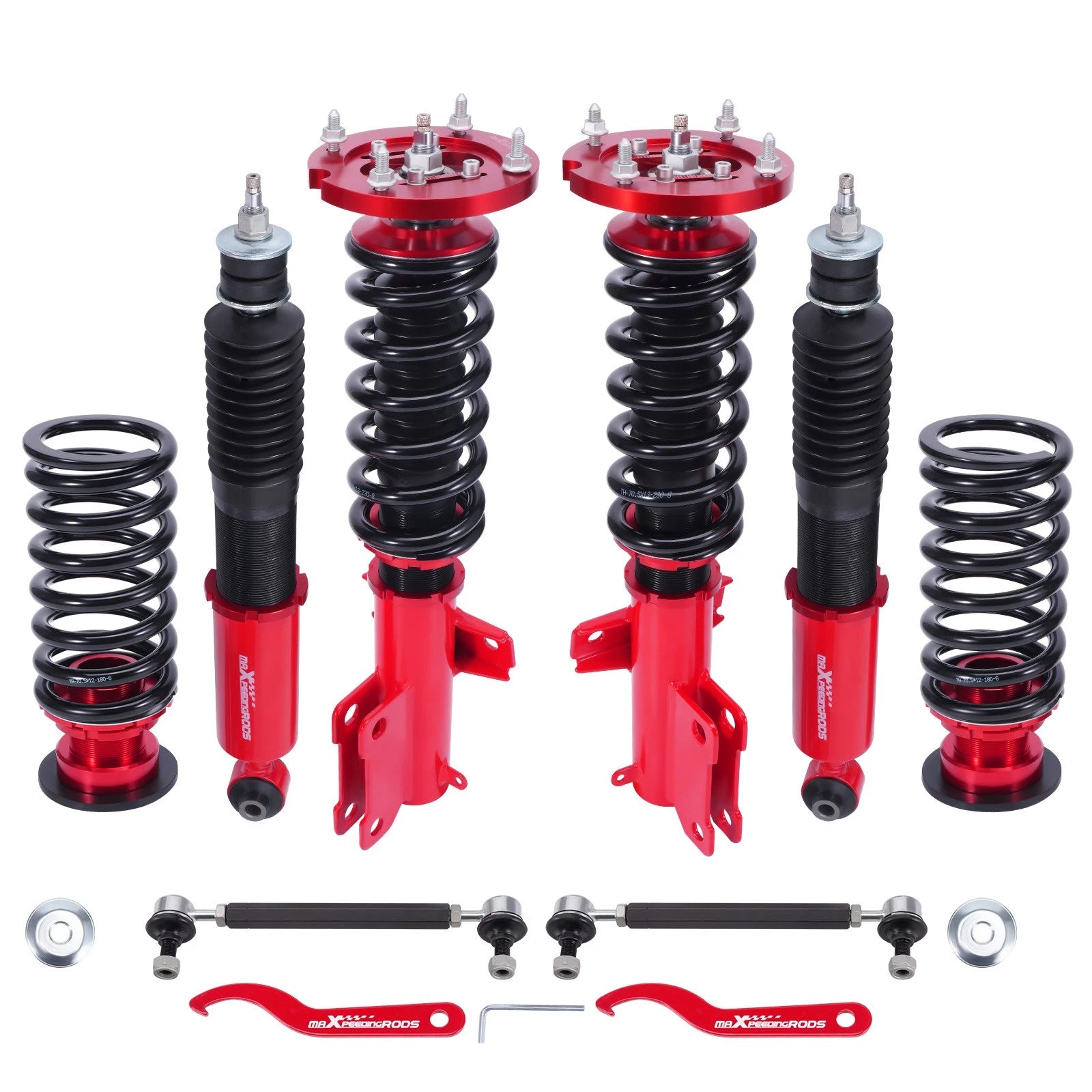 Coilovers Kit 24 Way Damping Adjustable for Ford Mustang GT S-197 (2005–2014)