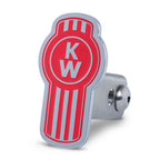 2" Solid Brass KW Logo Hitch Hider Cover for Kenworth Semi