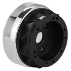 6-Bolt Hub Adapter for Ford Fairlane Mustang (1965–1969) - Black Aluminum