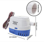 12V 760GPH Automatic Submersible Bilge Pump for Marine Boats