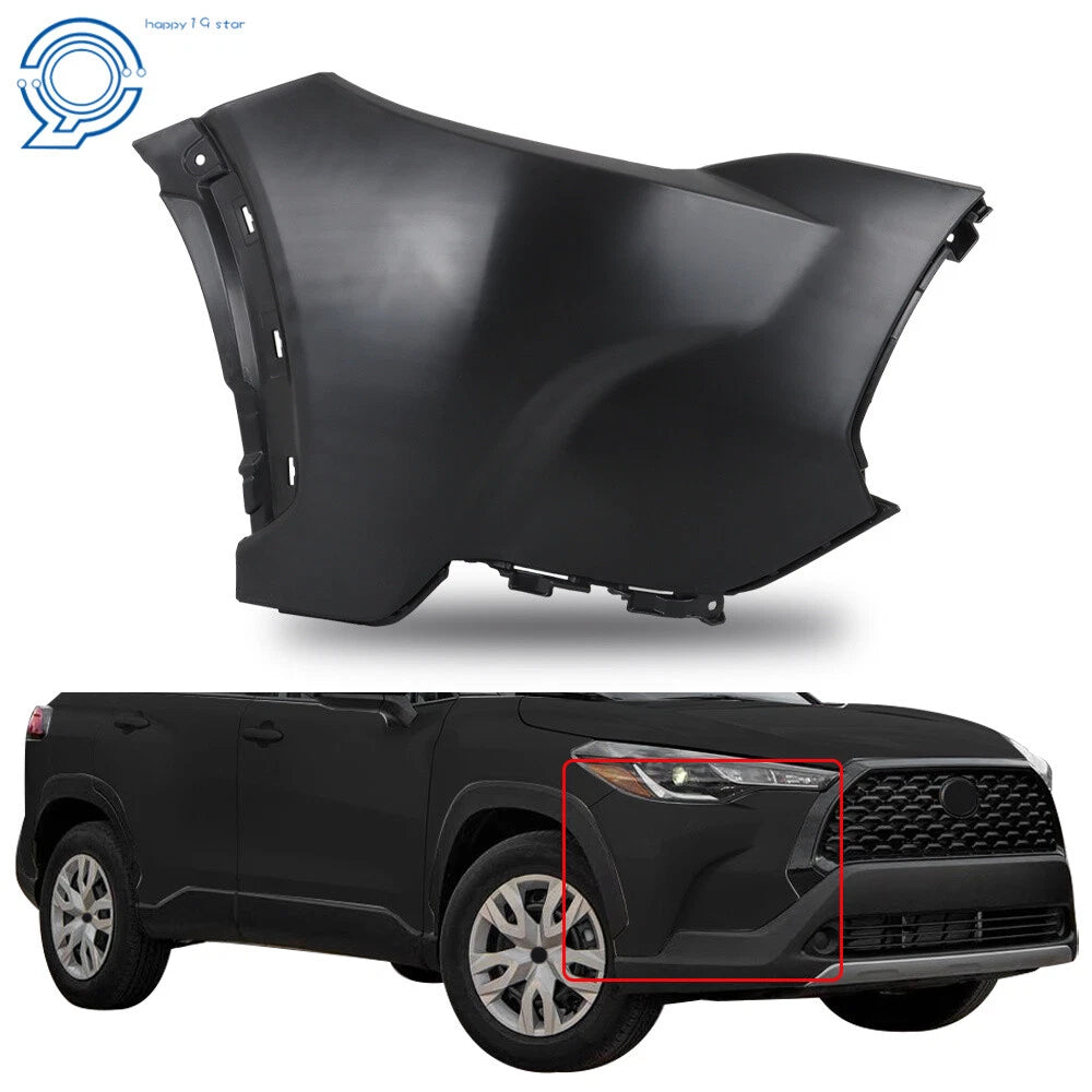 Front Right Bumper Cover for Toyota Corolla Cross (2022–2023) Plastic