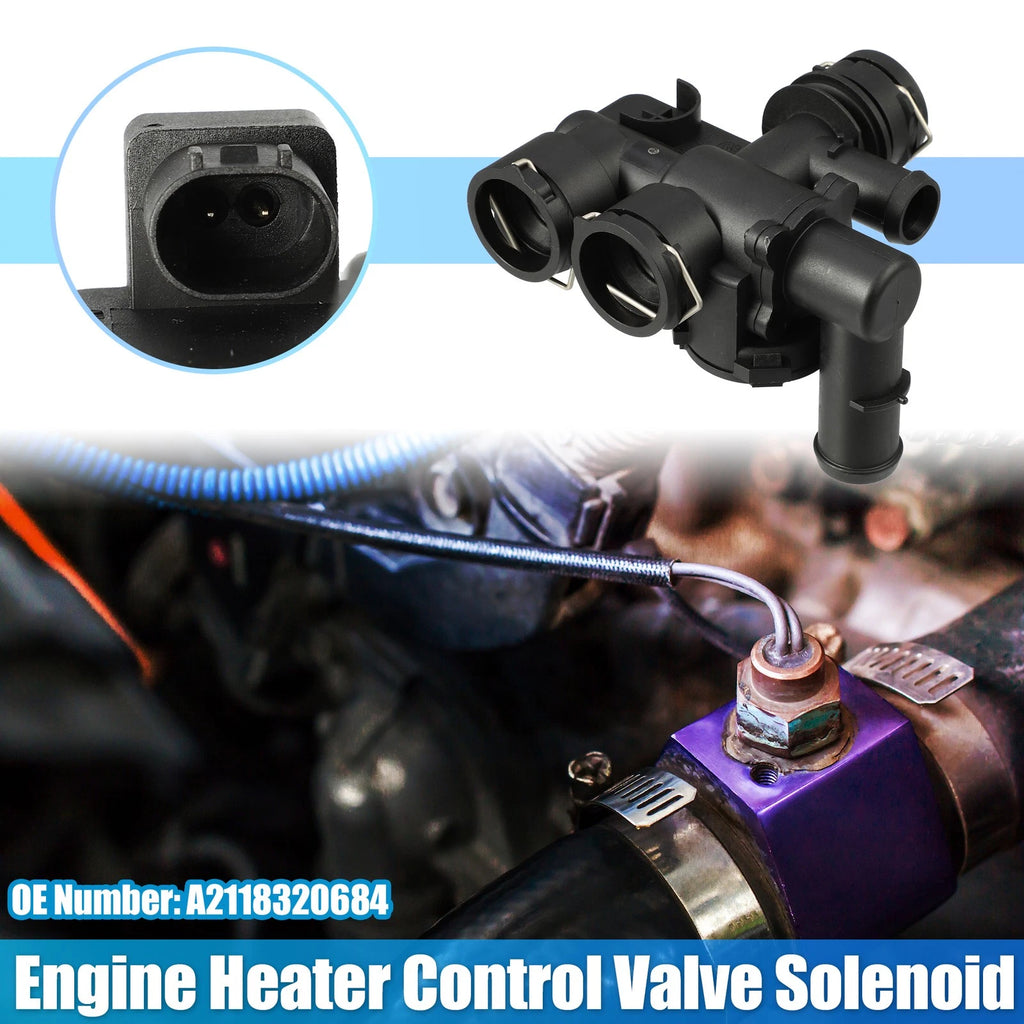 Engine Heater Control Valve Solenoid A2118320684 for Mercedes-Benz CLS550 (2007–2011)