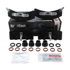 Set of 4 Bosch QuietCast Front Semi-Metallic Brake Pads for Cadillac Chevy Dodge GMC