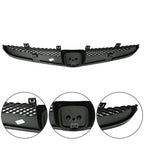 Front Grille for Honda Fit (2007-2008) Black Plastic
