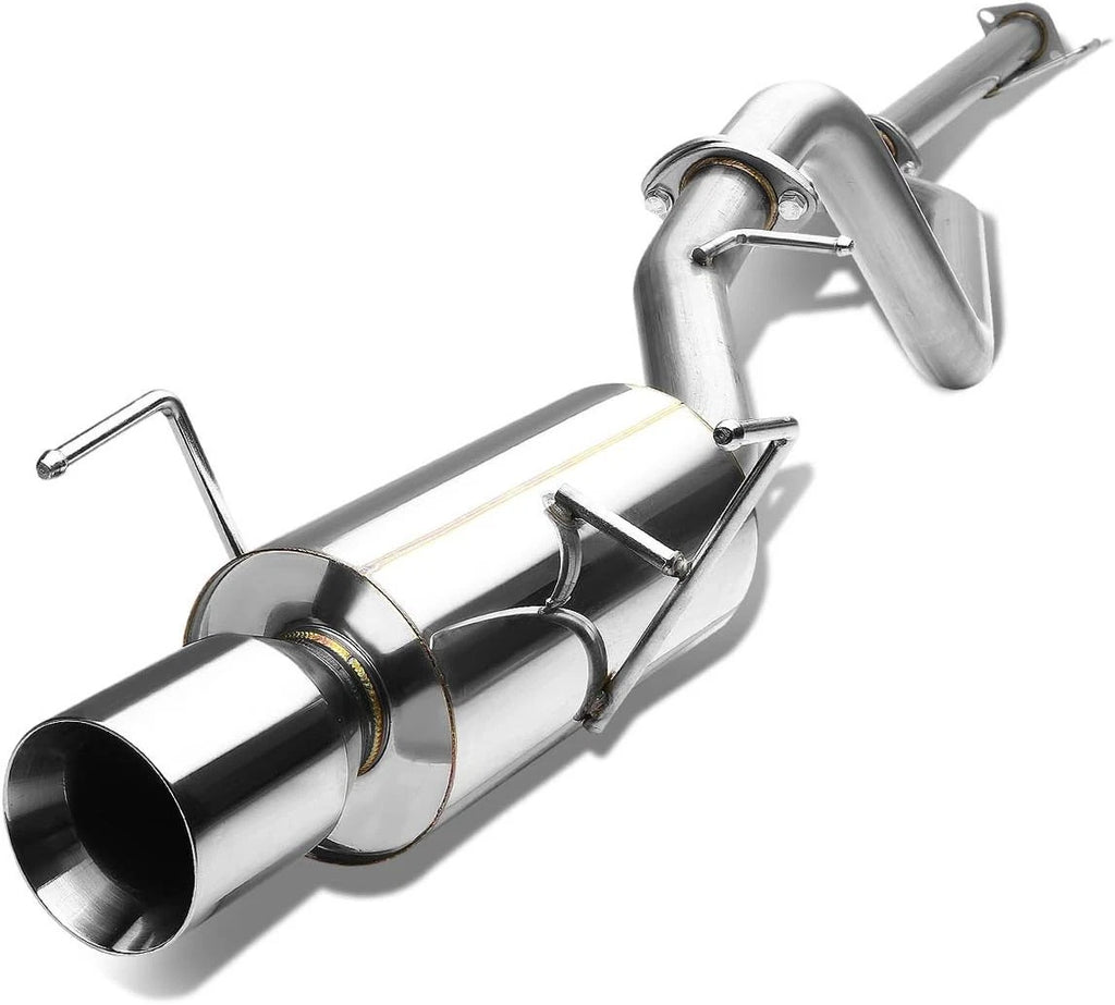 4" Rolled Tip Catback Exhaust Muffler for Nissan Sentra SER Spec V (2002–2006)