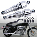 Chrome 10.5" Rear Absorber Shocks for Harley Touring Electra Glide Road King (2014–2023)