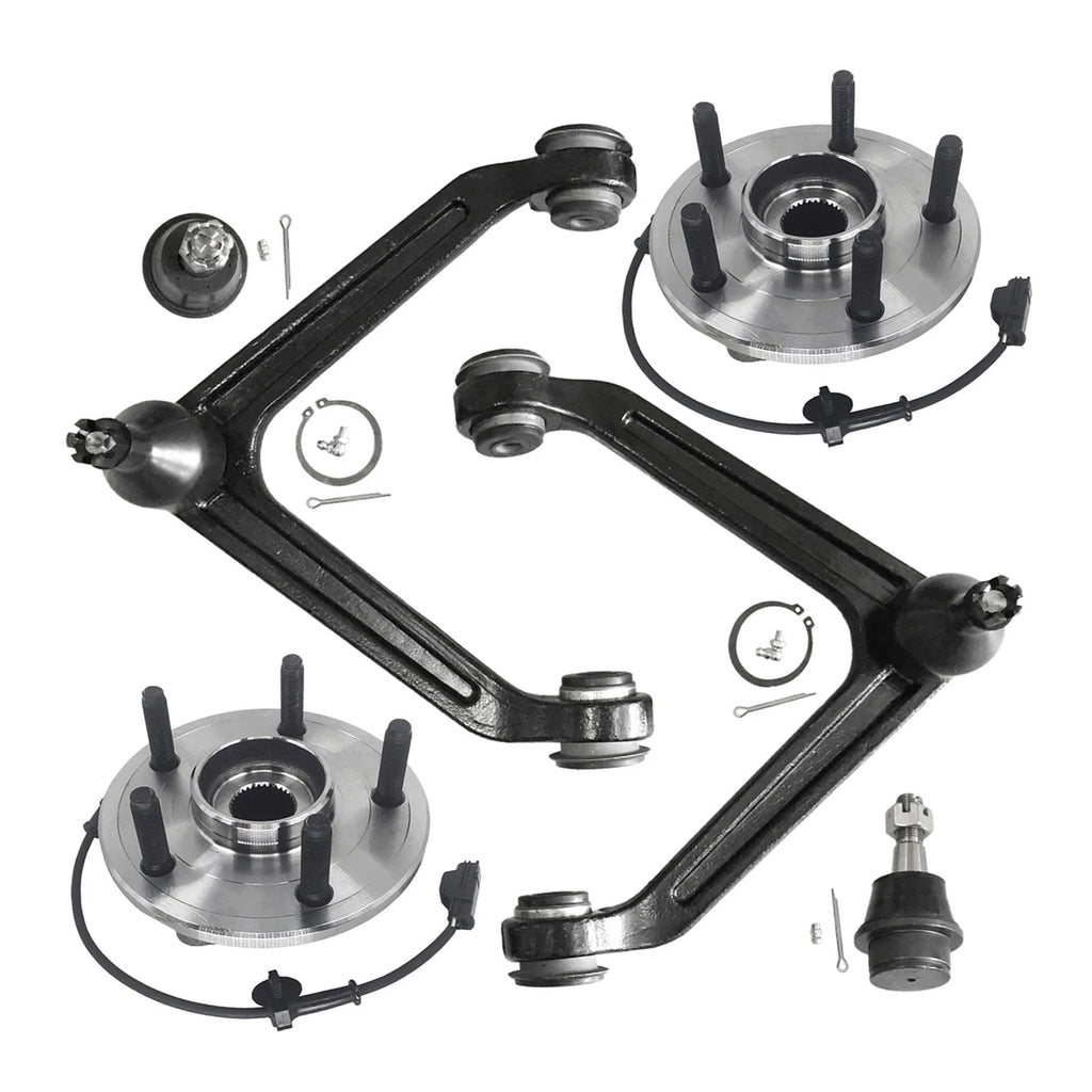 Control Arm W/Ball Kit & Wheel Hub Bearing w/ ABS for Dodge Ram 1500 (2002–2005)