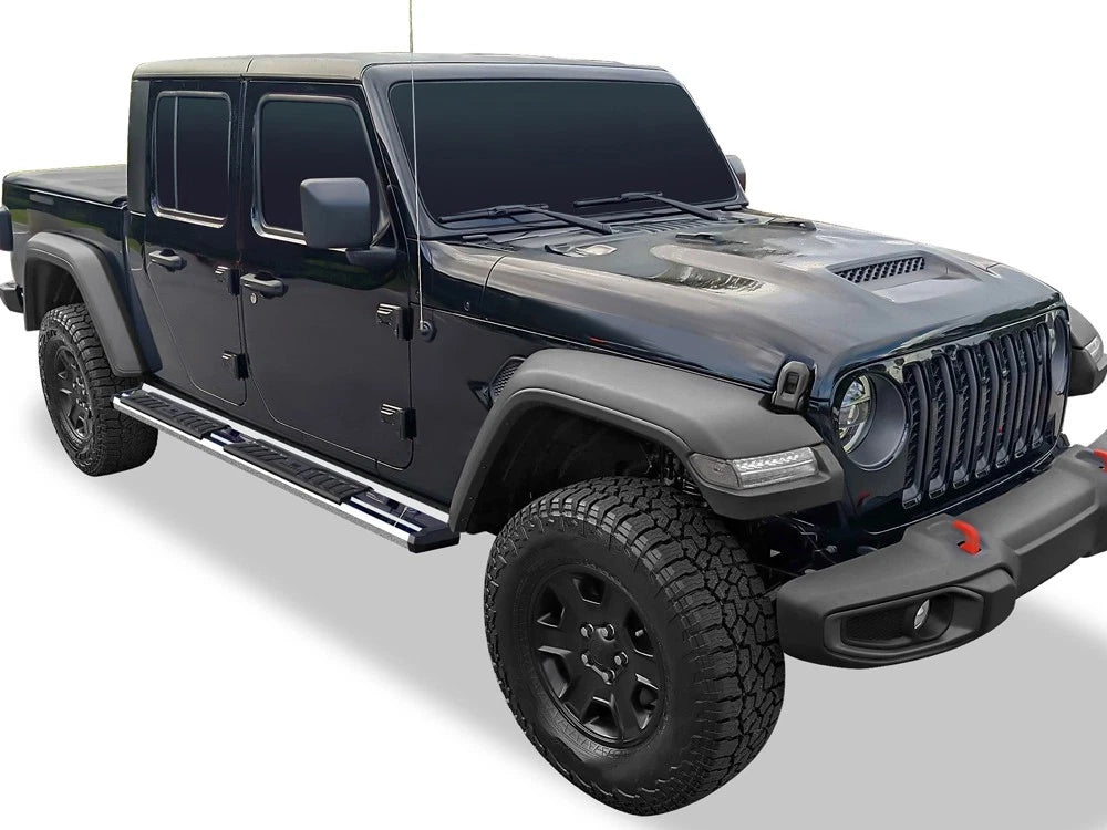 Chrome OE Style Running Boards for Jeep Gladiator (2020-2026)