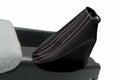 E Brake Boot Cover for Nissan Skyline R32 (1989–1993) Black Pink Stitch