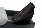 E Brake Boot Cover for Nissan Skyline R32 (1989–1993) Black Pink Stitch