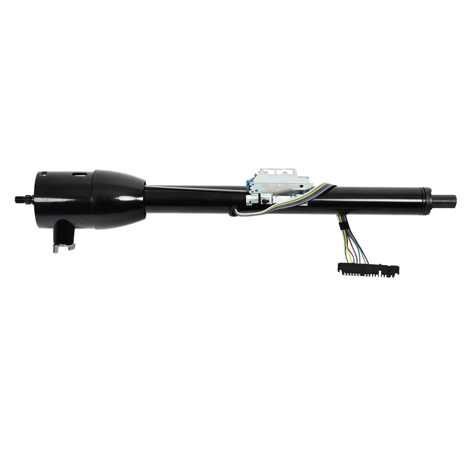 30" Black Tilt Manual Steering Column for GM (W/Key & 9 Bolt Adapter)