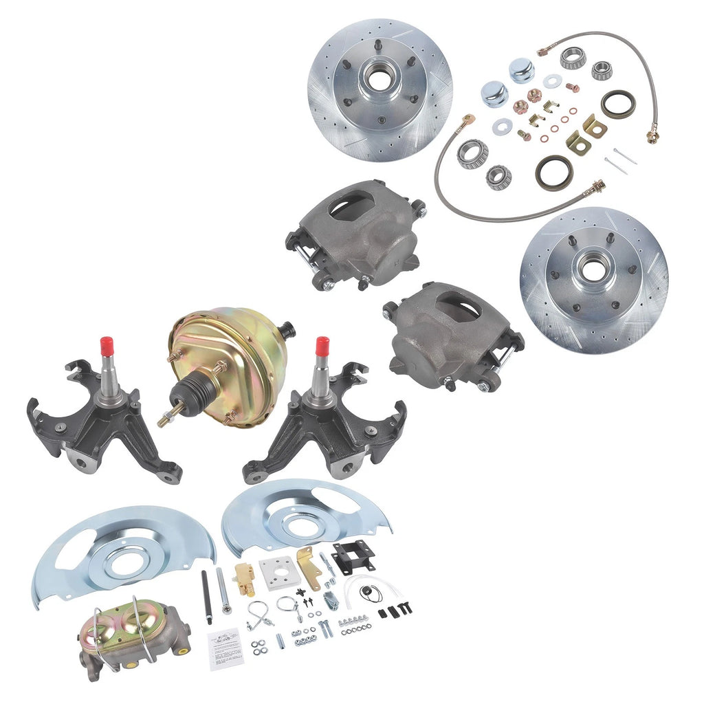Front Disc Brake Conversion for Chevrolet C10 GMC Suburban (1963–1966) 6 Lug