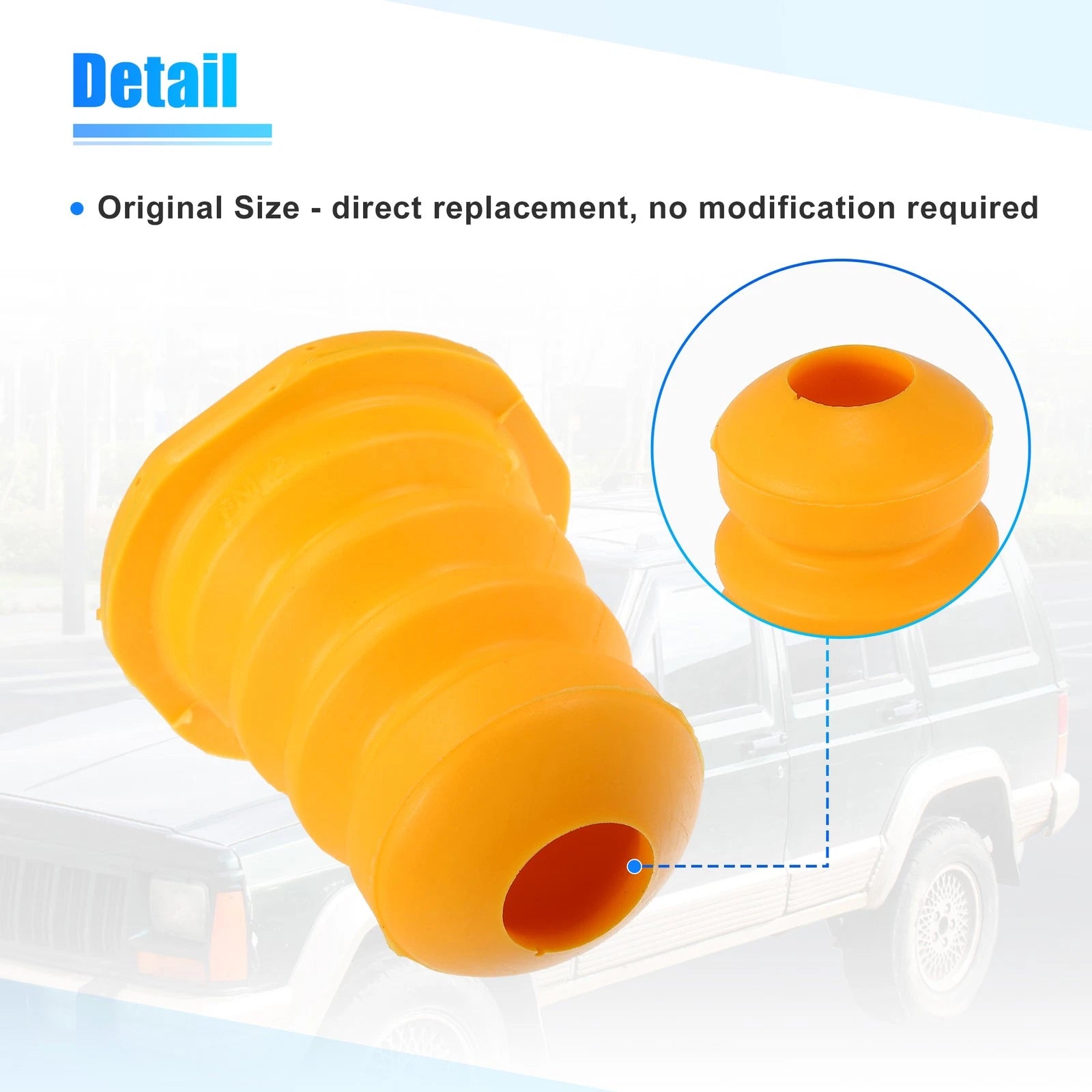 2X Rear Suspension Bump Stop for Dodge Caravan (1996–2007) 4684756AC