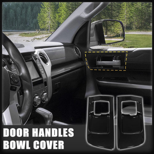 1 Pair Front Door Handle Bowl Cover for Toyota Tundra (2014–2021)