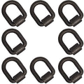 Set of 8 Forged 1" Weld On D Ring for Trailer Towing