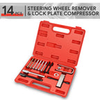 14Pcs Steering Wheel Puller Tool Set for Universal Vehicles