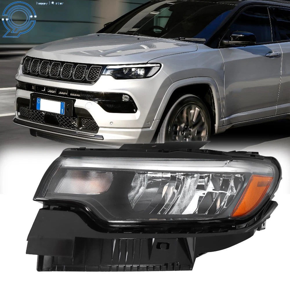 Halogen LED Headlight Assembly for Jeep Compass (2022-2023)