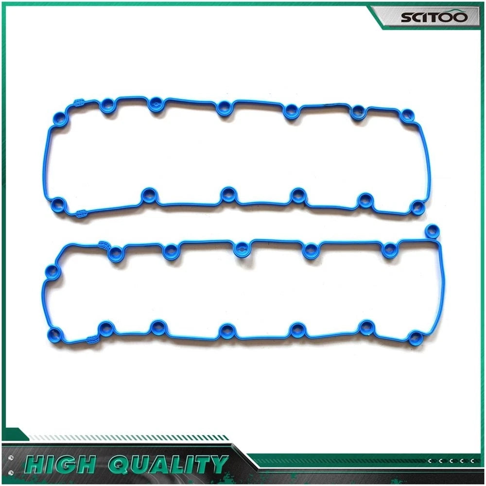 Set of 2 Valve Cover Gaskets for Ford E150 F150 Expedition (1997–2004) 4.6L 5.4L V8