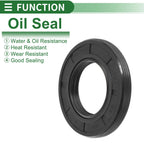 Set of 5 Oil Seal TG4 Lip Seal Ring NBR Rubber 30x55x7mm
