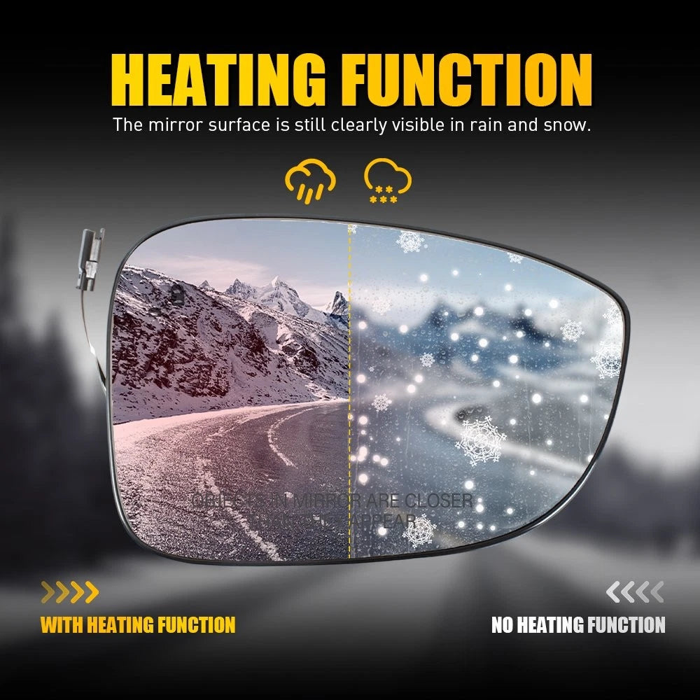 Set of 2 Heated Blind Spot Mirror Glass for Honda Accord (2018–2022)