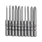 10Pcs Magnetic Screwdriver Bits for DC Tools (Compatible)