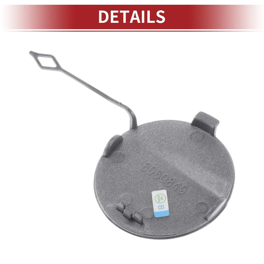 Rear Car Bumper Tow Hook Cover for BMW 428i (2014-2016) Silver Tone