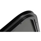 Black Screen RV Window 12" X 35" with Trim Ring (Universal)