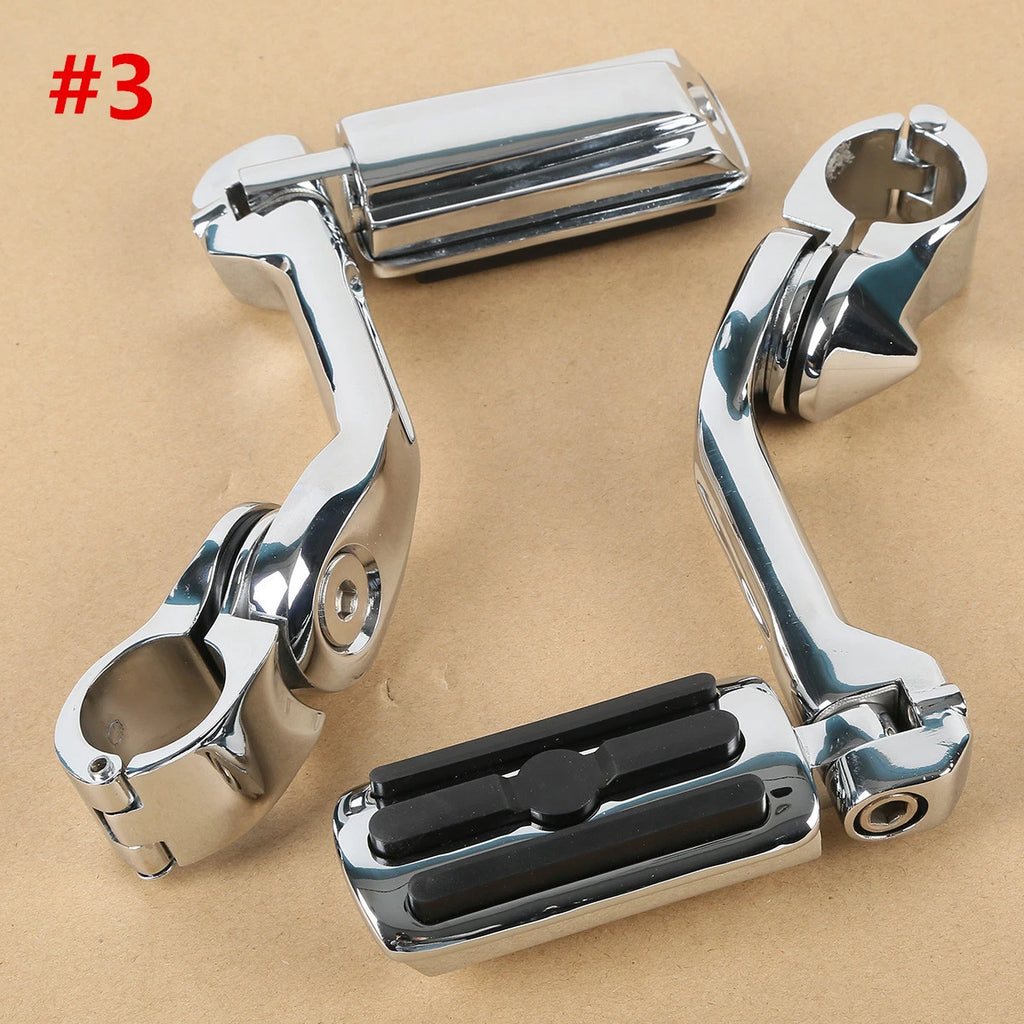 Adjustable Highway Foot Pegs Kit for Harley (1 1/4" 32mm)