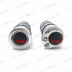 Pair Chrome Aluminum Alloy Handlebar Hand Grips for Harley