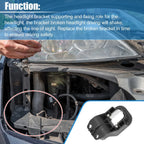 3 x Left/Right Headlight Support Mount Bracket for BMW X5 E70 X6 E71