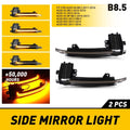 2X LED Sequential Side Mirror Turn Signal Light for Audi A3 A4 A5 S5 RS3 RS5 (2013–2020)