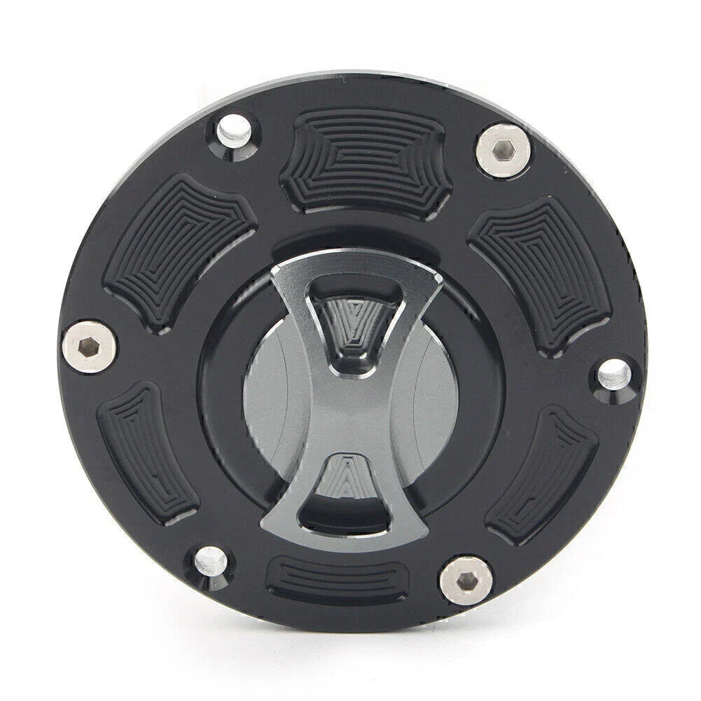 Aluminum Fuel Gas Tank Cap Cover for Kawasaki Ninja 250R EX250 EX300 (2013-2014)