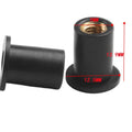 10X Rubber Nut Vibration Damper for Motorcycle Windshield Panel