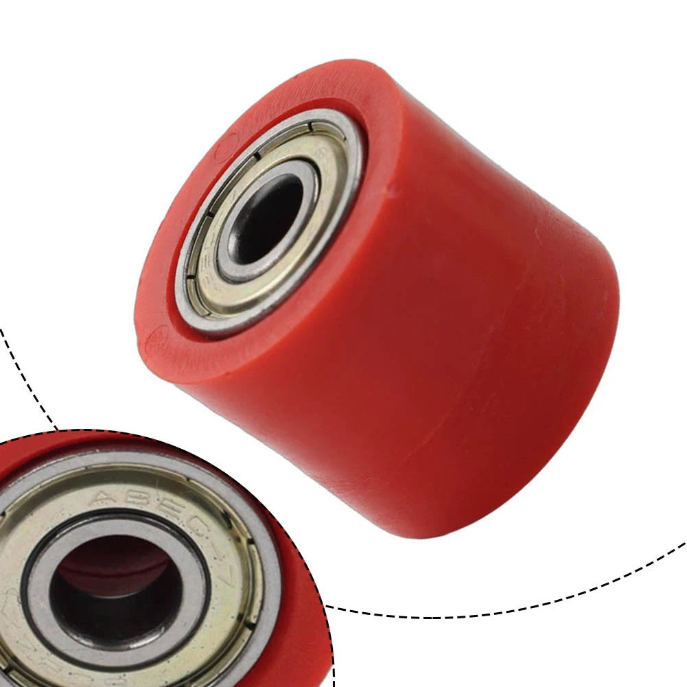 8MM Drive Chain Pulley Roller Slider Tensioner Wheel Guide for Street Bike