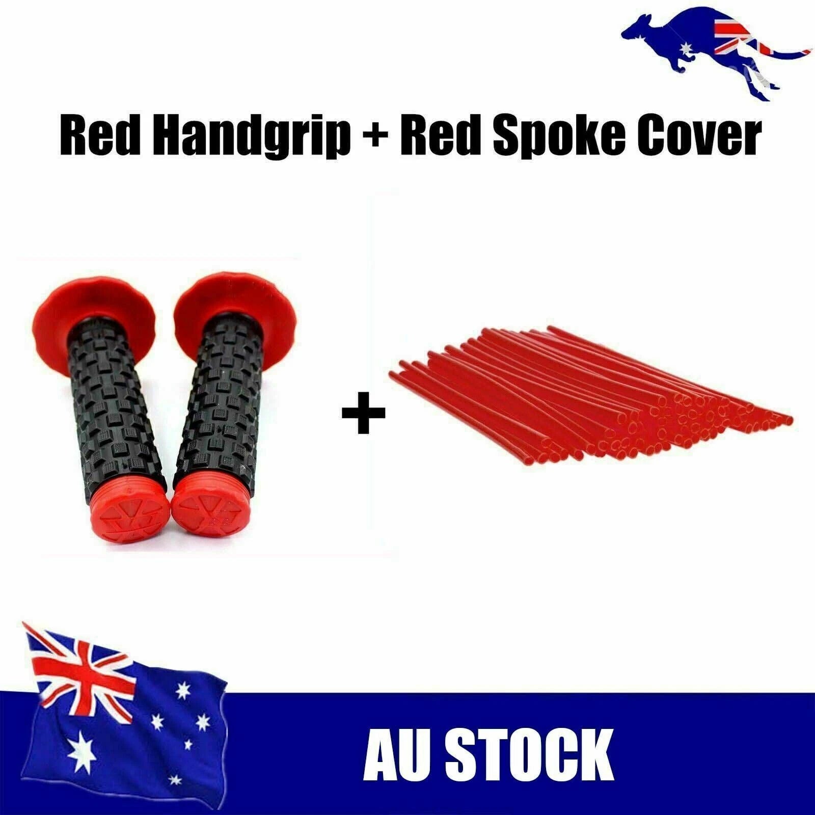 72Pcs Red Spoke Wheel Cover & Grips for Yamaha YZ450 YZ250 YZ125 WR450 WR250 PW50