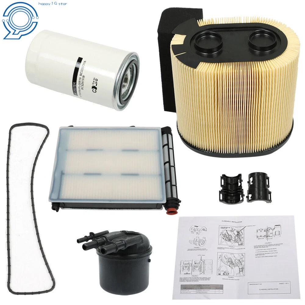 Set of 3 Filters for Ford F250 F350 F450 F550 Super Duty (2011–2023)