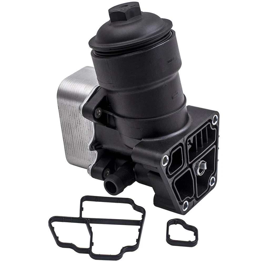 Oil Filter Housing w/ Filter & Cooler for VW Audi Seat Skoda 2.0L (2010–2023)