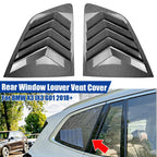 Carbon Look Rear Quarter Window Louver Scoop Vent Cover for BMW X3 G01 (2018–Present)