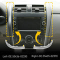 Left & Right Upper Side Dashboard Trim for Toyota Corolla (2009-2013)