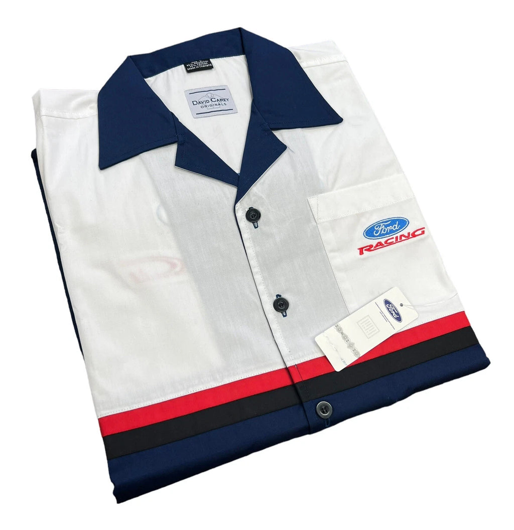 Ford Racing Button Up Mechanic Pit Shirt for Ford (2005–2015)