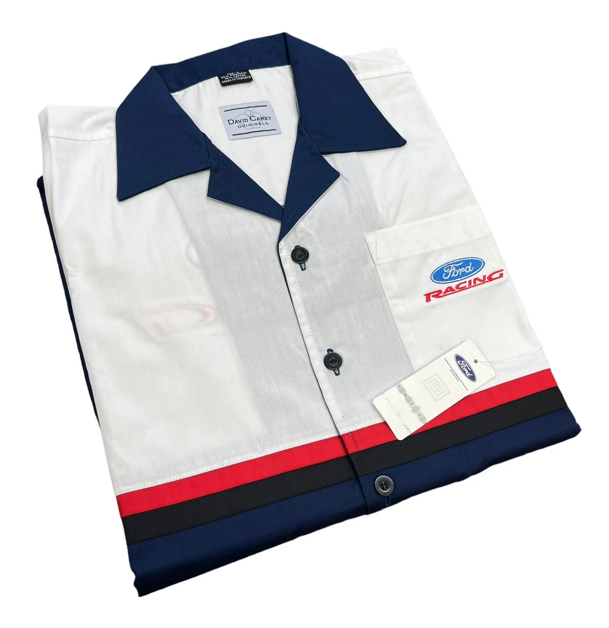 Ford Racing Button Up Mechanic Pit Shirt for Ford (2005–2015)