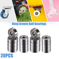 20pcs 696ZZ Deep Groove Ball Bearings for Various Models (6x15x5mm)
