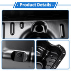 1 Pc Engine Oil Pan No.11200PLC000 for Honda Civic (2001–2005) Iron Black