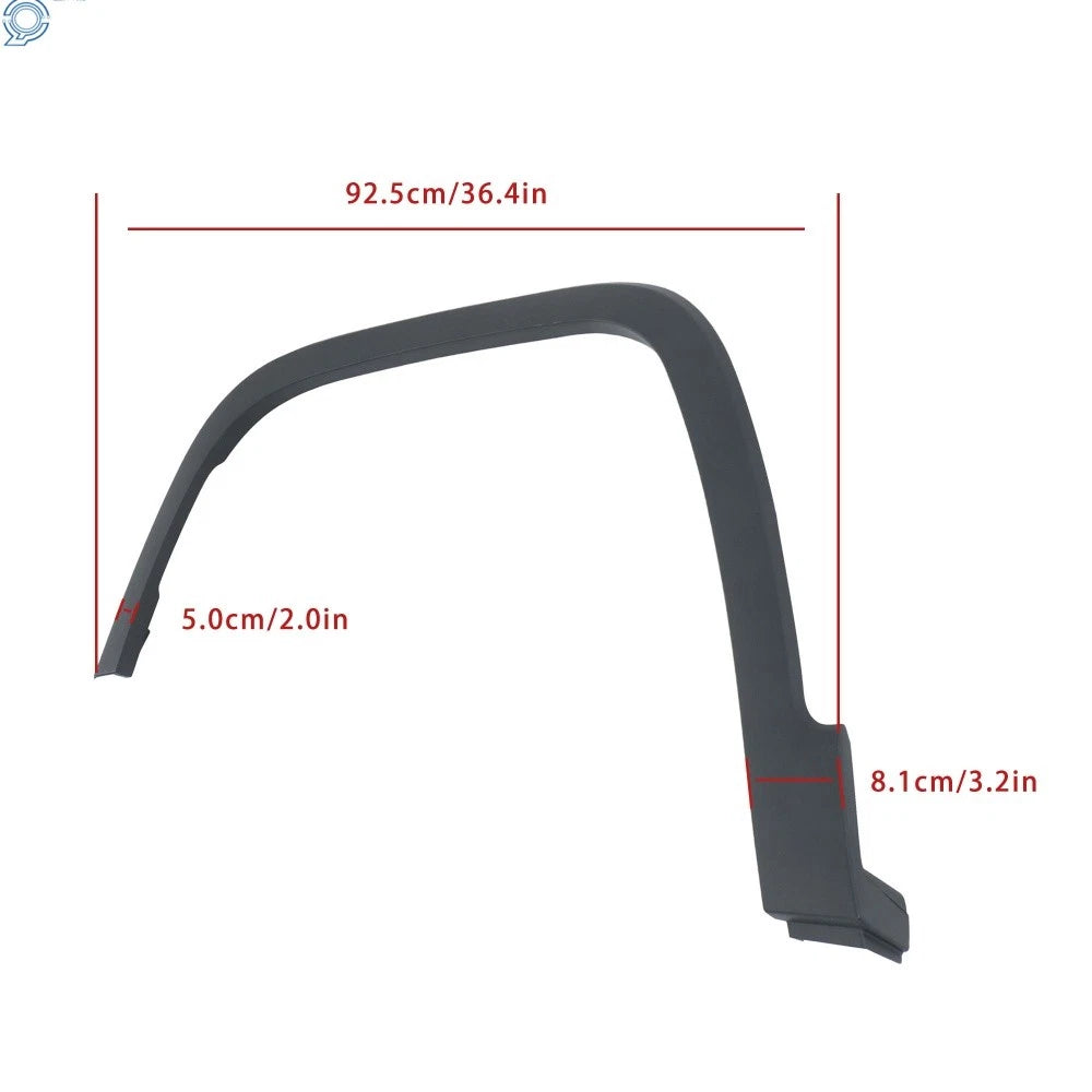 Set of 2 Fender Wheel Flares for Cherokee (2014–2017)