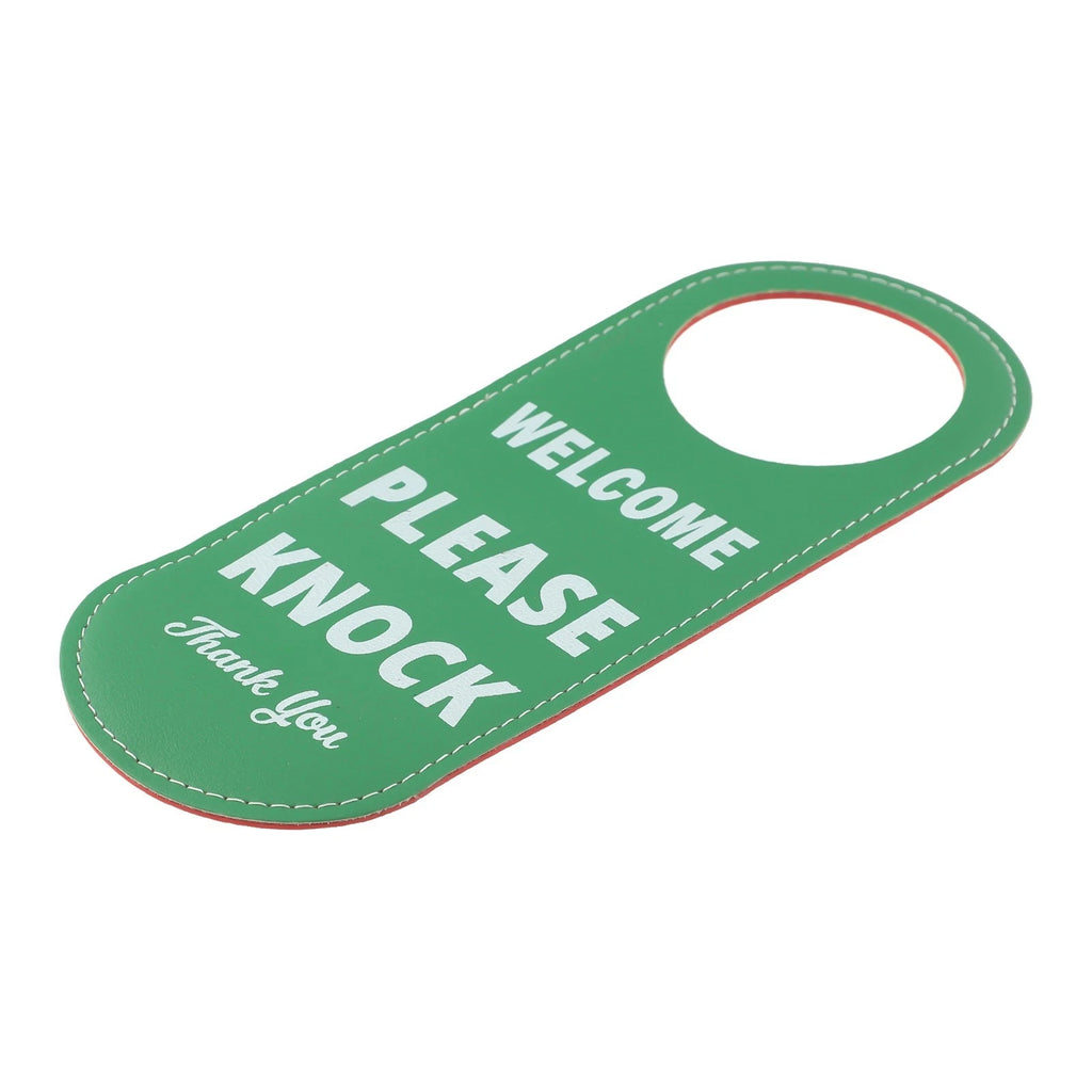 Door Hanger Tag - Do Not Disturb Please Knock Sign for Meeting Room