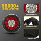 LED Round Tail Stop Light for Truck Trailer (V)