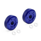 Aluminum Chain Adjust Nuts Blue for Honda Grom 125, MSX, Monkey Z125, Dax ST125 (2014–2023)