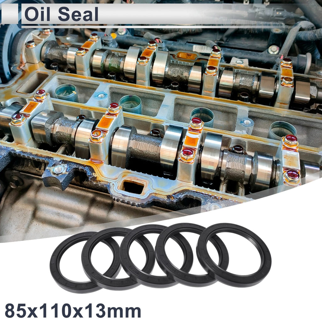 Set of 5 Oil Seal Rotary Shaft Seal NBR Rubber 85x110x13mm